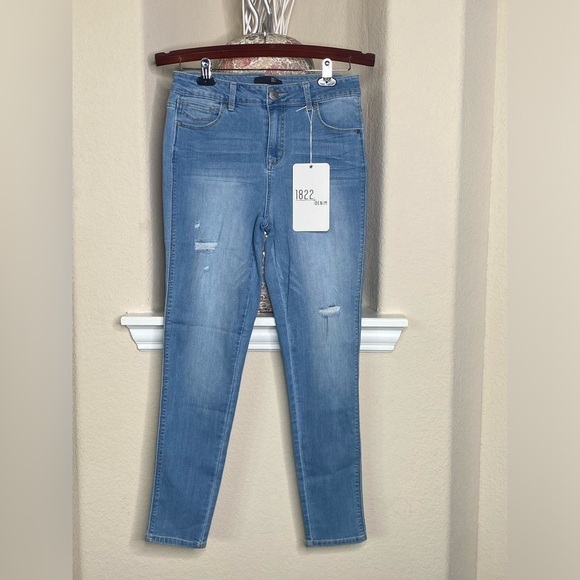 1822 Denim Vintage Denim High Rise Ankle Skinny Size 10/30 - Picture 3 of 6
